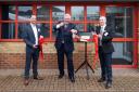 Sir Oliver Heald cut the ribbon at CSD Automation in Letchworth