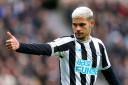 Newcastle’s Bruno Guimaraes during the Premier League match at St. James’ Park, Newcastle. Picture date: Sunday March 12, 2023.