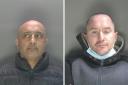 Mukhtar Lail (left) and Trefor Jones have been sentenced to long periods behind bars.