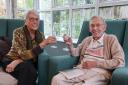 Len (right) reunited with Nelly, 79 years after he had stayed with her family during the Second World War.