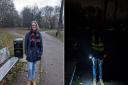 Jennifer Huygen (pictured, both) is campaigning for better lighting in Stevenage\'s Fairlands Valley Park