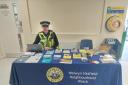 PC Andrew Dockerill at the surgery’s stall at Birchwood Leisure Centre in Hatfield.