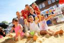 Children enjoying the Big Beach last summer.