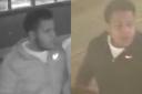 Police released two images of the man.