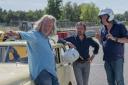 James May, Richard Hammond and Jeremy Clarkson in The Grand Tour.