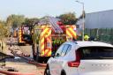 Drivers urged to 'take care' as smoke blows across A127 from large Basildon fire