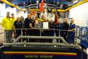 A scroll being relayed between RNLI stations to mark the organisation's 200th anniversary has reached Barrow