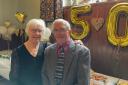 Settle couple John & Helen Reid celebrated 50 years of marriage with a special party, at which members of their original wedding party including best man, maid of honour, and ushers were in attendance