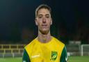 Jake Hutchinson scored twice for Hitchin Town against Peterborough Sports.