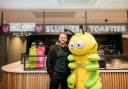 M&S Café Ambassador Matt Willis launched the Colin the Caterpillar shake in London Colney last week