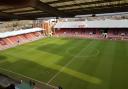 The view from the press gantry at Brisbane Road ahead of Boro's game at Orient.