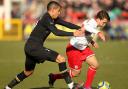 Jake Livermore in action for Tottenham against Luke Freeman of Stevenage in 2012. Picture: PA WIRE