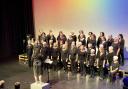 Stevenage Ladies Choir performing in 2022