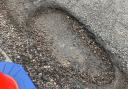 There has been an increase in potholes in Hertfordshire due to the cold, wet weather.