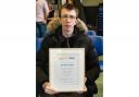 Bradley (pictured) graduated from Read Easy's adult learning programme earlier this month.