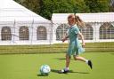 Pupils at the primary school in Preston can now play on the astroturf.