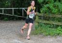 Rhia Botha was North Herts' first female competitor home at Trent Park