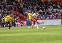 Jordan Roberts had a standout game in the eyes of Neil Metcalfe. Picture: STEVENAGE FC