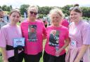 Sue Luck and Emma Goldie took part in the Stevenage Race for Life with their daughters