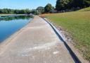 Stevenage Borough Council is carrying out improvement works to the footpath around the sailing lake at Fairlands Valley Park.
