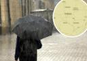 A rain weather warning from the Met Office is in place for all of Hertfordshire..