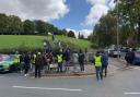 A film crew were spotted at Mount Garrison, Hitchin.