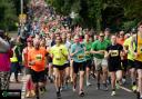 Runners head away from the start of the Standalone 10k. Picture: NATHANIEL ROSA