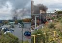 LIVE: Fire near Stevenage train station causing major delays