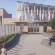 An artist's impression of what the new mental health unit in Stevenage will look like