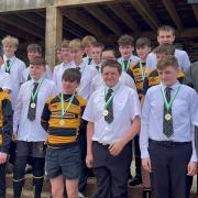 Letchworth U14s won the Herts rugby County Shield.