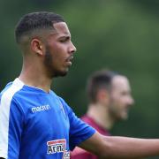 Ashley Hay scored Baldock Town's final goal of the 2021-2022 season.