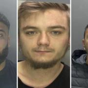 Naeem Ahmed, 25, Abdullah Milash, 25 and  Alfie Eaves, 27, have been jailed for county lines drug dealing