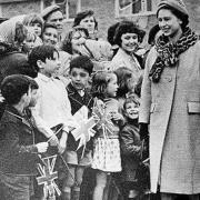 Queen Elizabeth II officially opened Stevenage new town in 1959