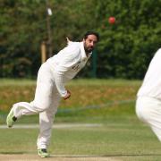 Shaftab Khalid was in form for Hitchin as they beat Sawbridgeworth. Picture: DANNY LOO PHOTOGRAPHY