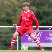 Charlie Joy scored twice for Baldock Town in their FA Vase win at Long Melford.