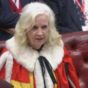 Baroness Taylor of Stevenage at her investiture into the House of Lords.