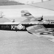 An Avro Lancaster, similar to the aircraft Squadron Leader Knight was flying when he died.