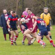 James Bolter was one of the try scorers for Hitchin on the final day of the season. Picture: MARTIN WIGGINS