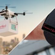 The world first will see a tracking strap used to indicate a location to the drones.