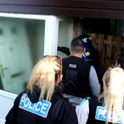 Hertfordshire police raided a series of properties in Stevenage on May 23 and May 24.