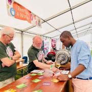 Bim at the Hitchin Beer and Cider Festival