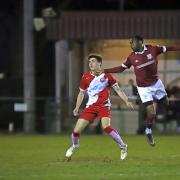Louie Henry has signed for Potters Bar Town on a work-experience loan from Stevenage. Picture: PETER SHORT