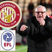 Will Steve Evans be celebrating come the end of the League One season 2023-2024? Picture: TGS PHOTO