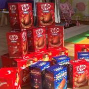 Oughton Family Centre received £200 and Easter eggs from Taylor Wimpey North Thames
