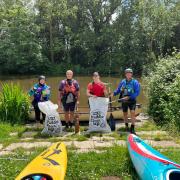 Baldock and District Canoe Club took part in the Big Paddle Cleanup