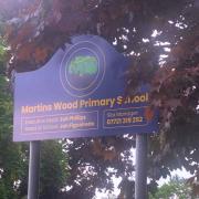 Three people were taken to hospital after the incident at Martins Wood Primary School.