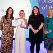 PC Amy Hunter has won  the British Association for Women in Policing - Officer of the Year award.