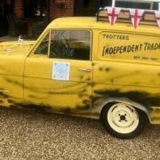 The three-wheeler van from Only Fools and Horses was spotted in Stevenage.