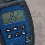 The driver was caught speeding at 101mph.