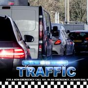 Police are advising motorists of long delays on the A1(M).